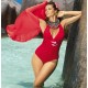 Kostium kąpielowy strój M-178 czerwień ferrari