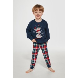 Piżama Cornette Kids Boy 593/154 Snowman 2 dł/r 86-128