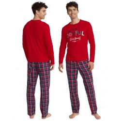 Piżama Glance 40950-33X Czerwona