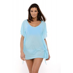 Tunika sukienka plażowa Kaya M-516/4 błękitna