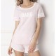 Piżama damska Babe Short Pink Aruelle Homewear